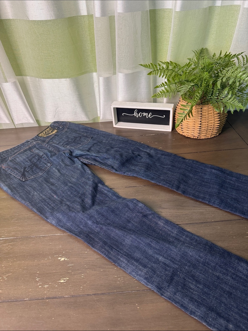 Chip & Pepper Women's Slim Straight Jeans in Dark Blue